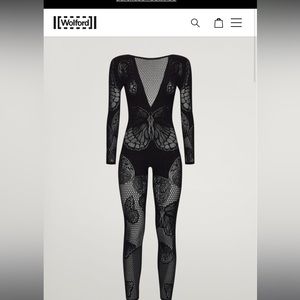 Butterfly net jumpsuit